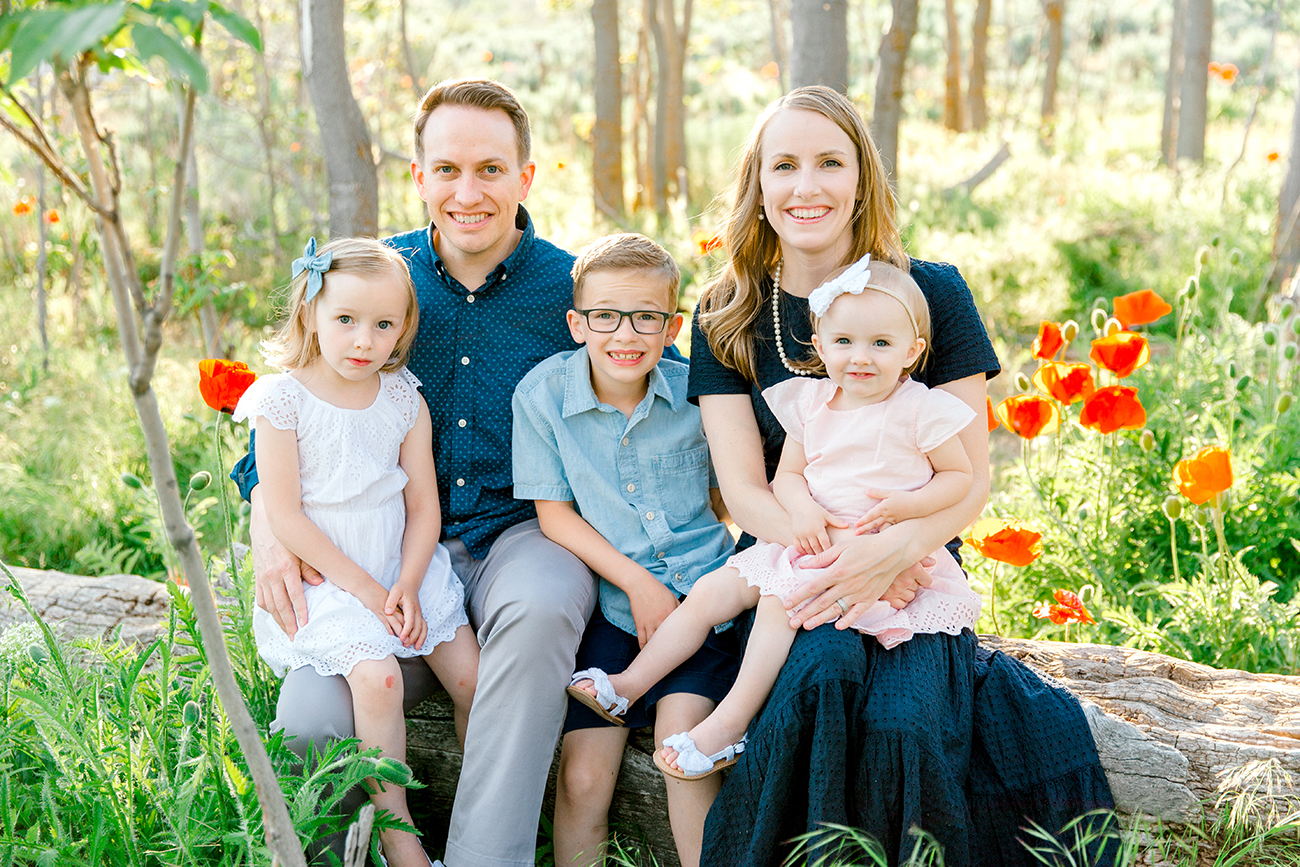 Utah Family Photographer | Tehero Family | Utah Poppy Fields