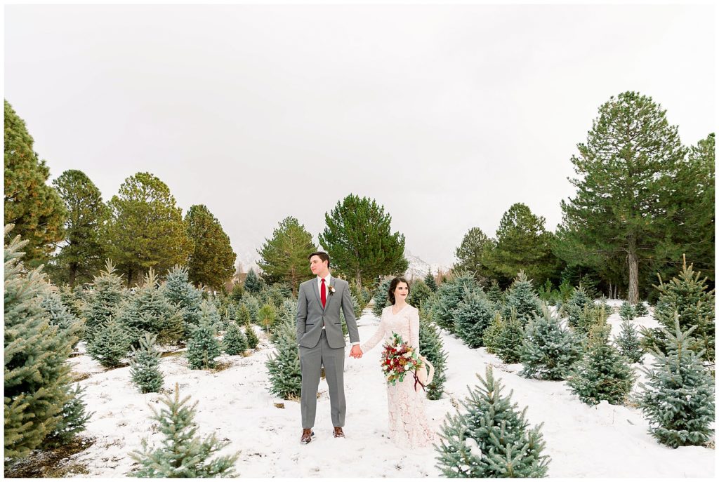 Utah Wedding Photographer | Tree Farm Bridals | Tia & Ryan