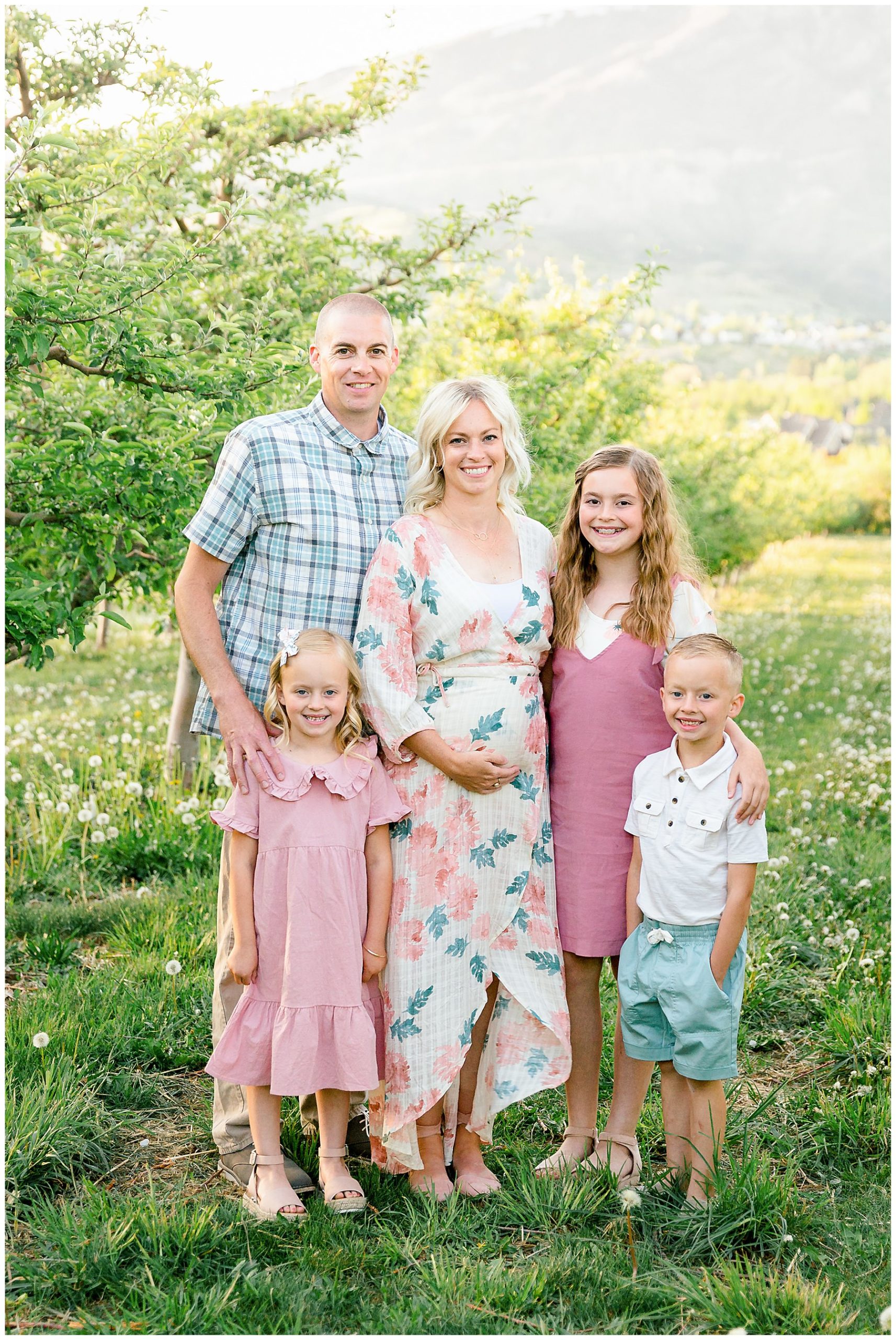 Burgess Orchard Family Session | Utah Family Photographer