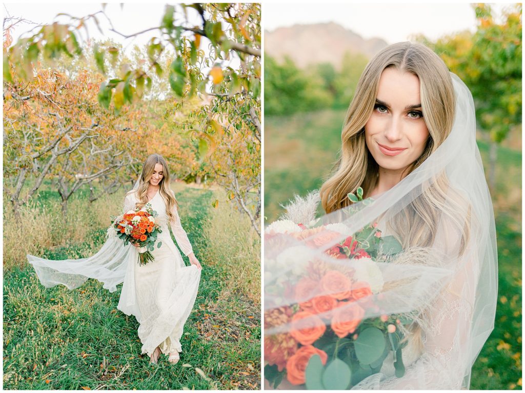 Utah Wedding Photographer, Utah Bridals, Utah Orchard Bridal Session, Utah Bride, Utah Valley Bride, Alpine Utah, Burgess Orchard